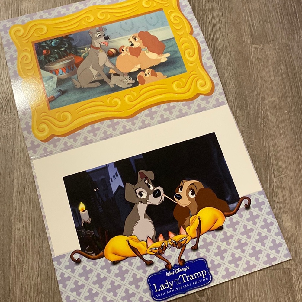 Lady & the Tramp Lithograph - 50th Anniversary Edition